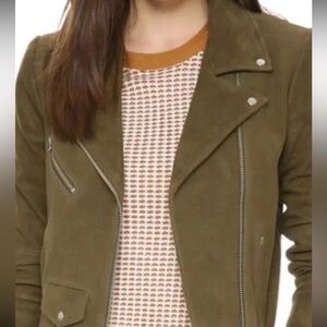Veda Jayne Suede Moto Jacket S